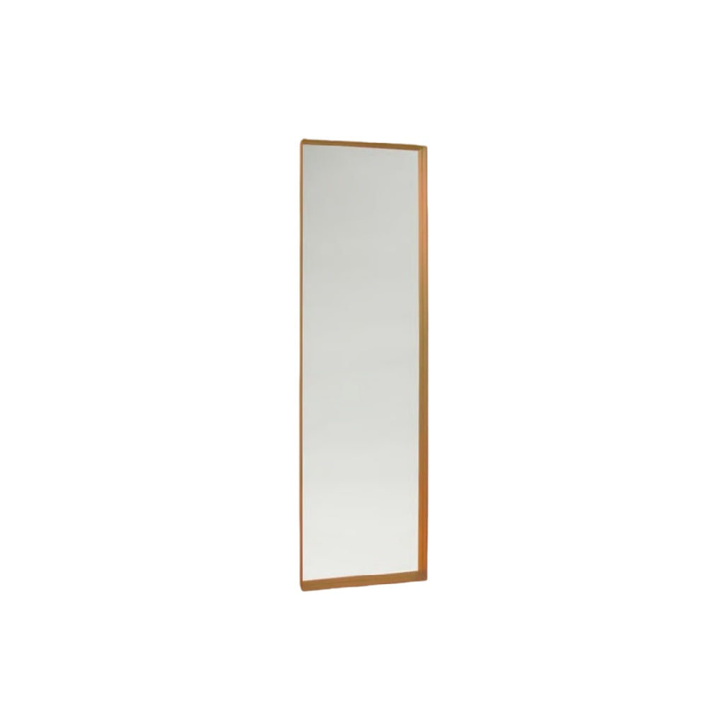 Modern Full-Length Mirror with Minimalist Wooden Frame**