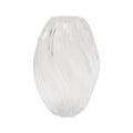 Elegant Clear Spiral Glass Vase - Stylish Decor for Any Home